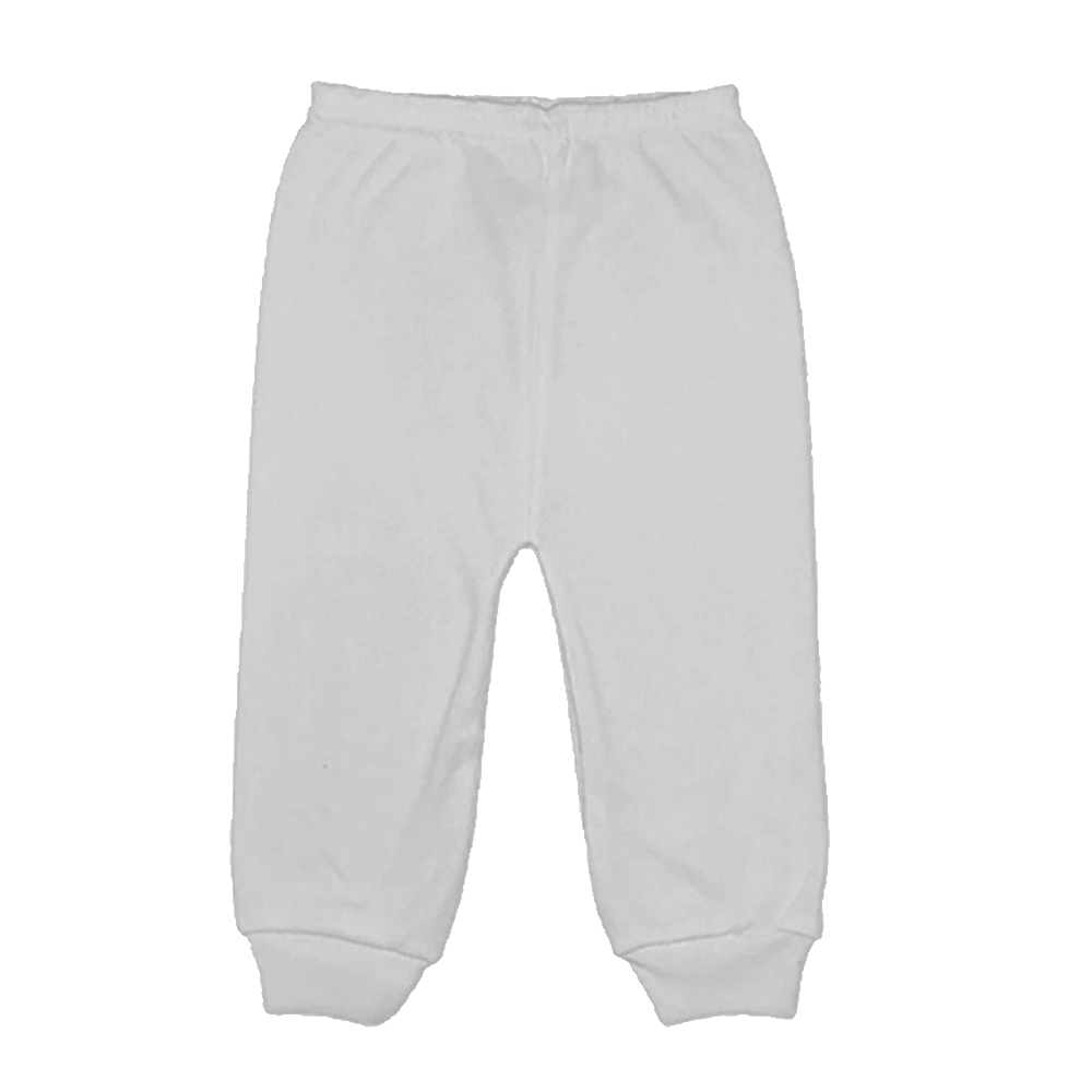 Kit Calça Mijão Liso 3 Peças Malha Pé Aberto Roupas de Bebê