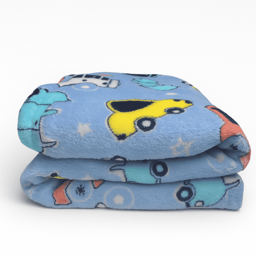 Kit 2 Manta Cobertor Microfibra Infantil Bebê Estampada