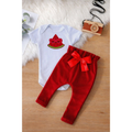 Conjunto Roupa Bebê Menina Body Calça Feminino Algodão Moda Bordado infantil Conjuntinho Roupinha
