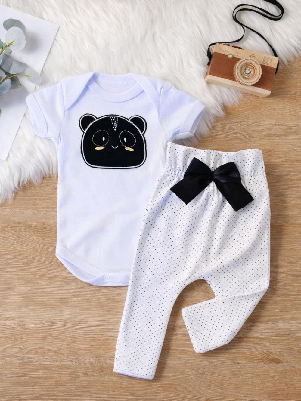 Conjunto Roupa Bebê Menina Body Calça Feminino Algodão Moda Bordado infantil Conjuntinho Roupinha